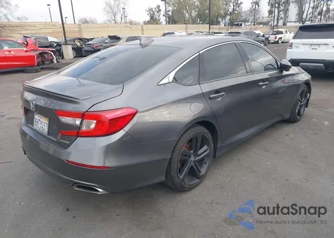 2018 Honda Accord Sport from USA, damaged, VIN 1HGCV1F3XJA252891